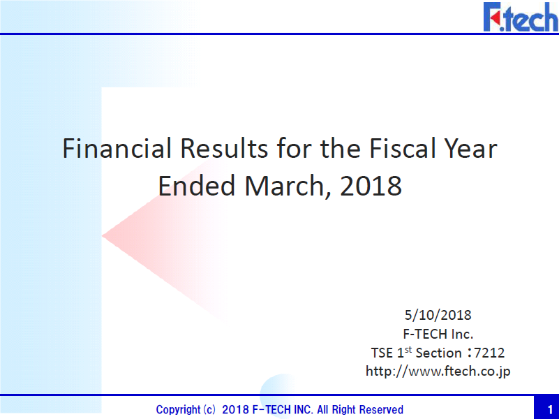 FY16 2Q Financial Presentation